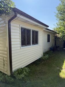 House Siding After cleaning.